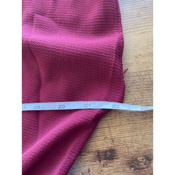 Charlotte russe+ Womens1X Redwine Lightweight KneeLength Casual Cruise Dress - Picture 4 of 8